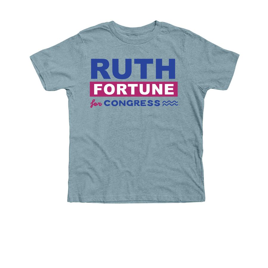 Kids Shirt, a Heather Blue Lagoon Premium Youth Tee