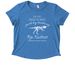 Heartwalk 2026, a Azure Blue Allmade Eco Triblend Women?s Scoop Neck Tee