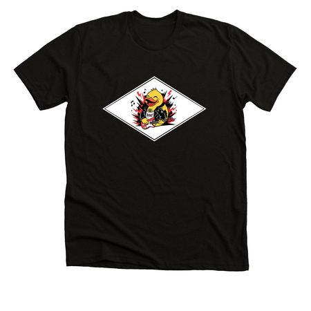 ROCKER DUCK, a Solid Black Blend Premium Unisex Tee