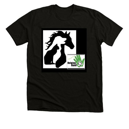 Celebrate 25 Years With Us!, a Solid Black Blend Premium Unisex Tee