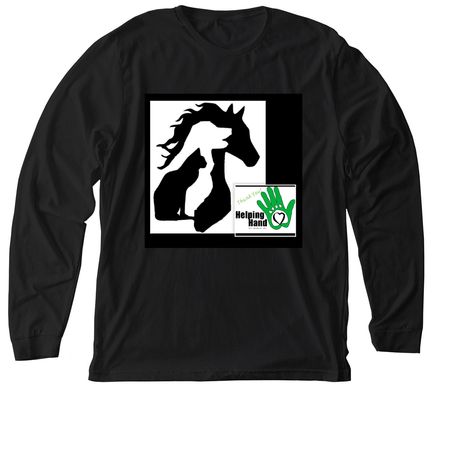 Celebrate 25 Years With Us!, a Solid Black Blend Premium Long Sleeve Tee