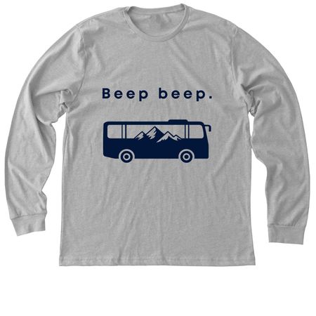 Beep beep., a Athletic Heather Premium Long Sleeve Tee