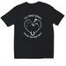 All About Horses Rescue, a Black Softstyle Cotton Tee (back-view)