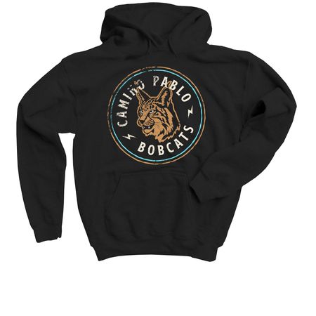 2026 Temp - Dark, a Black Youth Pullover Hoodie