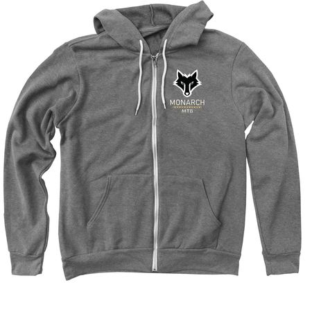 Monarch MTB 2026, a Deep Heather Zip Up Hoodie