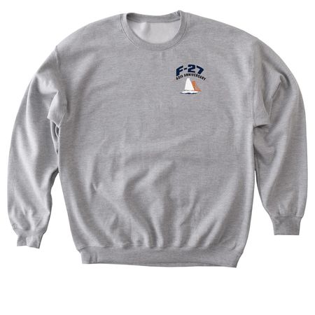 F-27 40th Anniversary Classic Apparel, a Sport Grey Softstyle Crewneck Sweatshirt