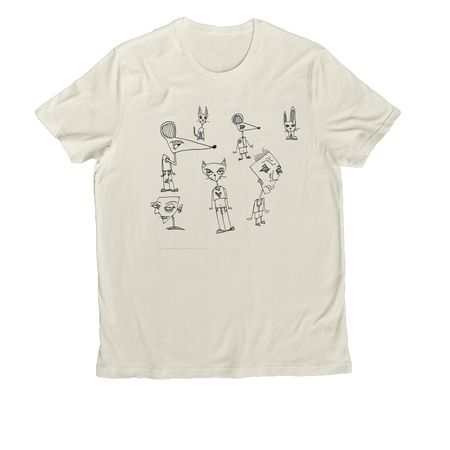 Fellas Part 3, a White Sand Allmade Organic Cotton Unisex Tee