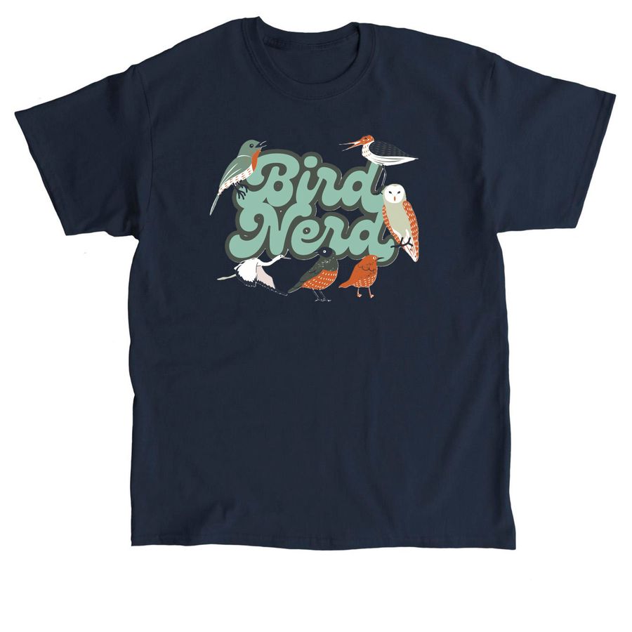 Bird Nerd v2, a Navy Classic Unisex Tee