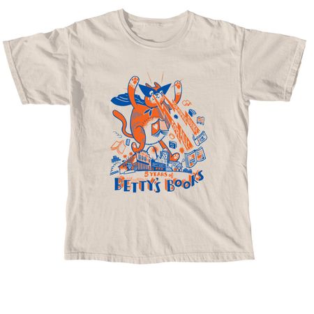 5-Year Anniversary Design: Kaiju Comics Cat!, a Ivory Comfort Colors Unisex Tee
