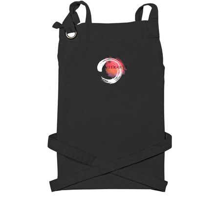 InterArts Apron, a Black Cotton Canvas Pocket Apron