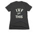 IVF, a Charcoal Women's Slim Fit Tee