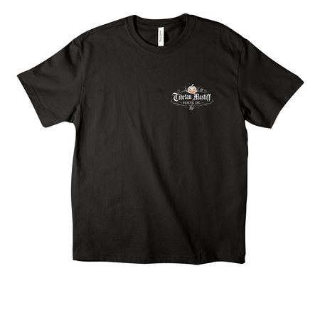 Gothic Mastiff, a Black Unisex Heavyweight Tee