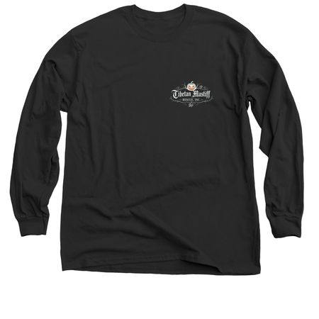 Gothic Mastiff, a Black Classic Long Sleeve Tee