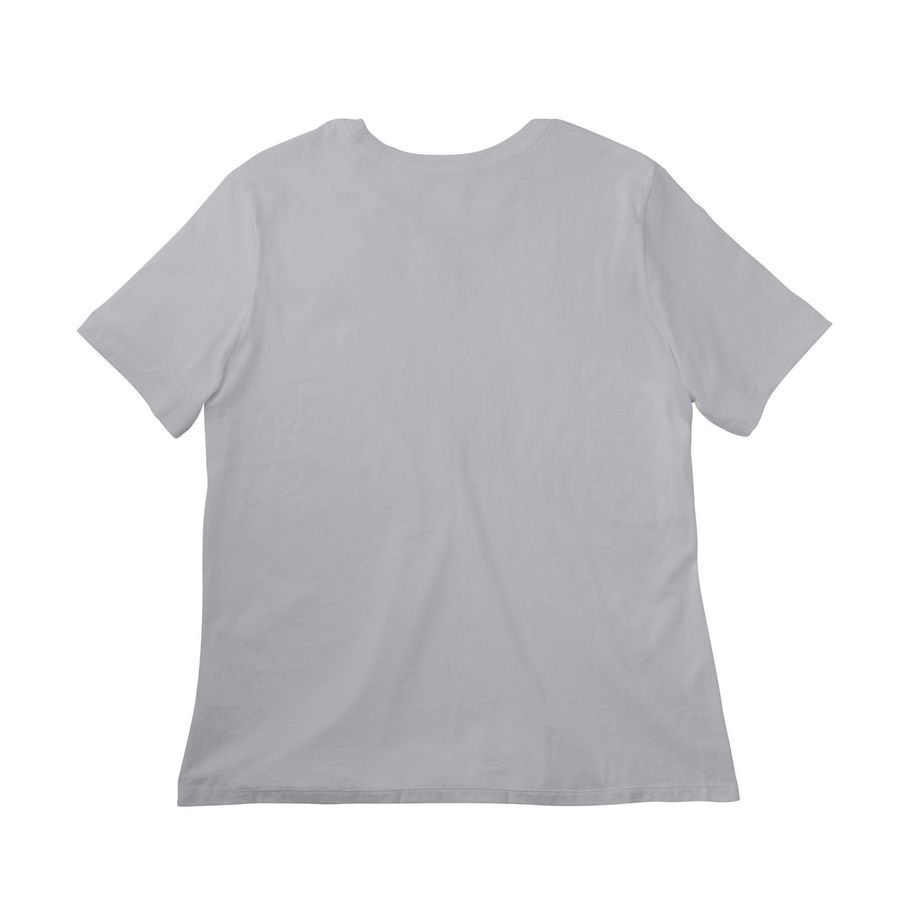 LAPS 25th Anniversary, a Solid Athletic Grey Women?s Relaxed Cotton Tee (back-view)