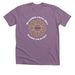 Because You Are Here, a Heather Purple Premium Unisex Tee