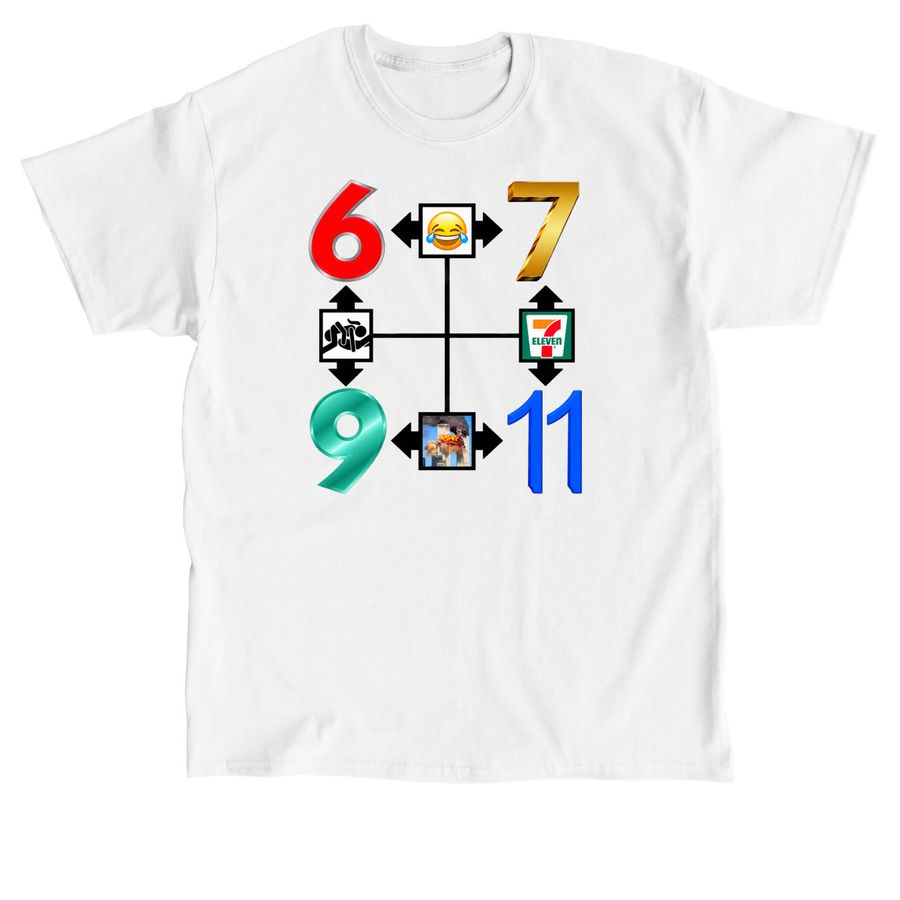 6-7, 69, 9/11., a White Classic Unisex Tee