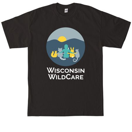 Updated Logo with Mouse, a Black Tall Classic Unisex Tee