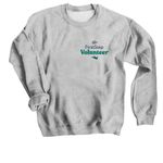 First Step Volunteer, a Sport Grey Crewneck Sweatshirt (back-view)