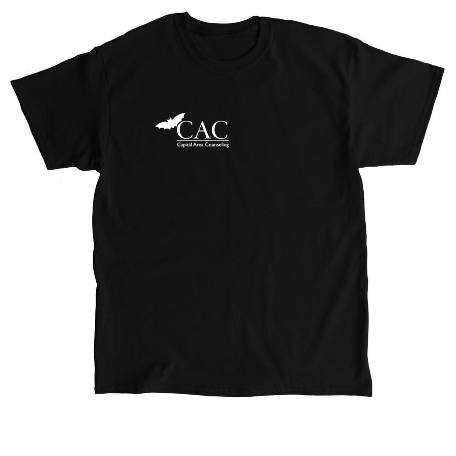 Support CAC. Wear the Mission., a Black Classic Unisex Tee