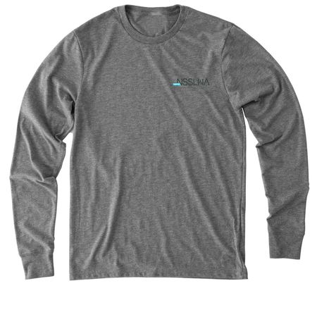 2026 Chapter Shirt, a Aluminum Grey Allmade Eco Triblend Long Sleeve Tee
