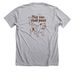 "This Toot Shall Pass" for Bulldog rescue, a Athletic Heather Premium Unisex Tee (back-view)