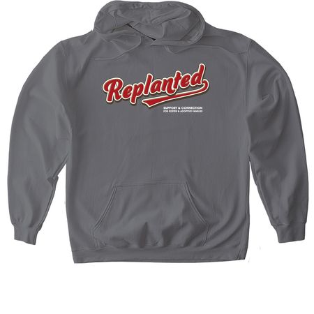 Replanted Conference 2025, a Charcoal Gildan Softstyle Pullover Hoodie