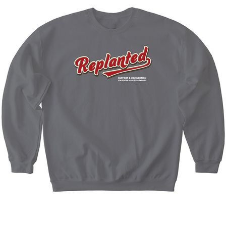 Replanted Conference 2025, a Charcoal Softstyle Crewneck Sweatshirt