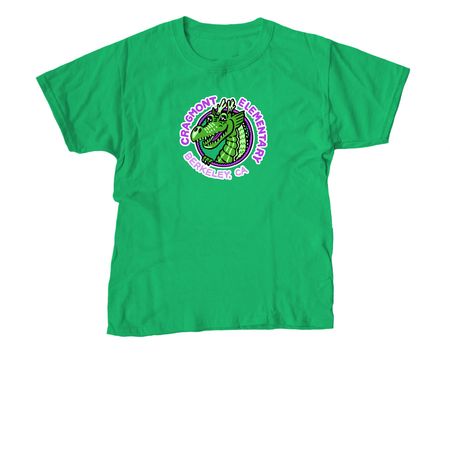Youth-Sized Cragmont Dragon Gear, a Irish Green Youth Unisex Tee