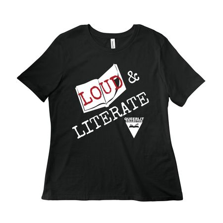 Loud & Literate, a Vintage Black Women?s Relaxed Cotton Tee