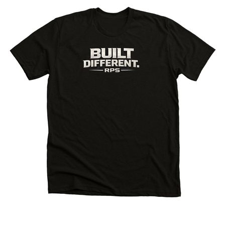 RPS Built&nbsp;different, a Solid Black Blend Premium Unisex Tee