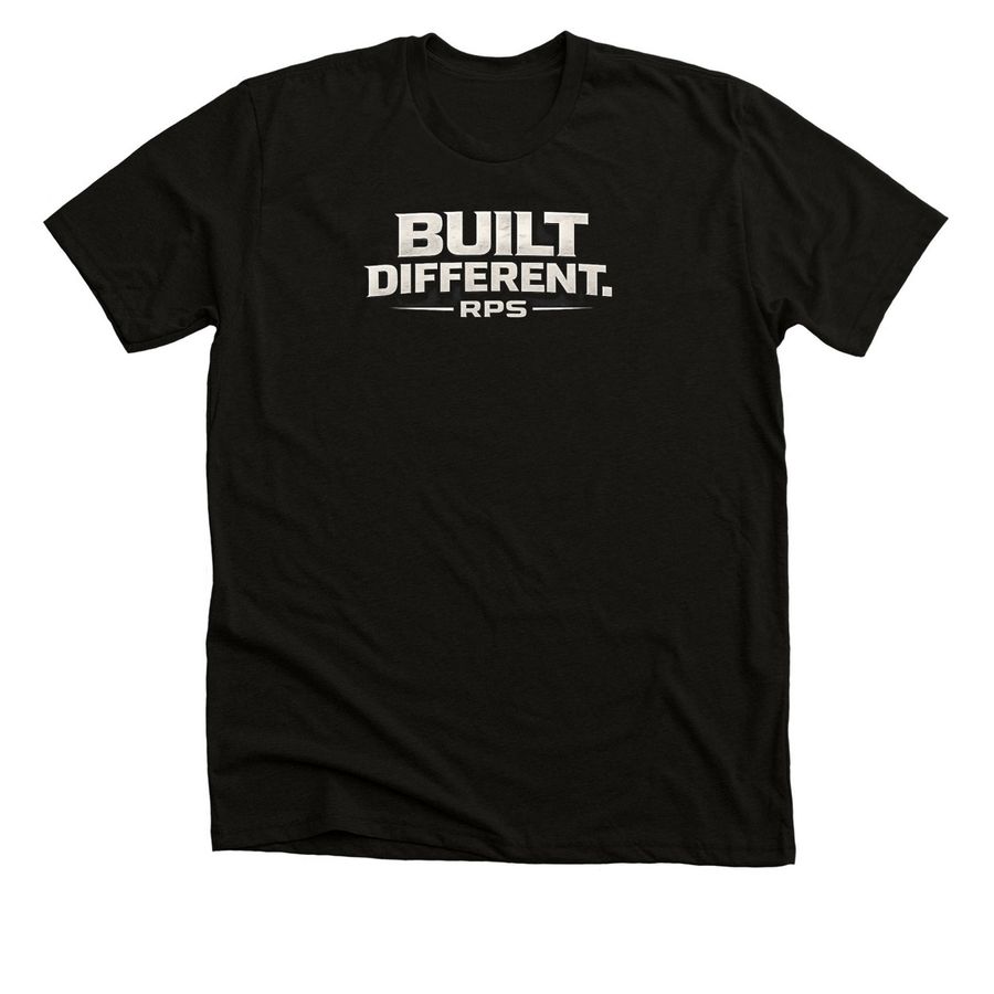 RPS Built&nbsp;different, a Solid Black Blend Premium Unisex Tee