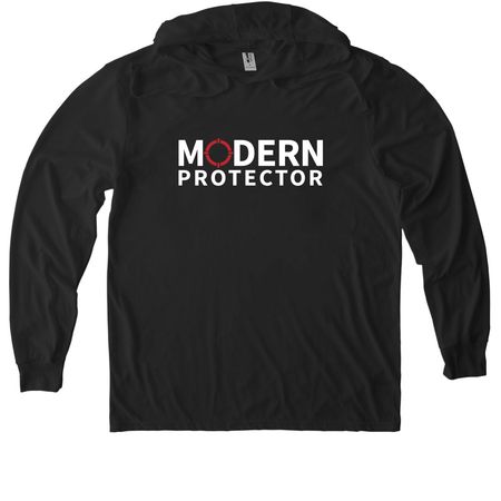 Modern Protector Classic, a Space Black Allmade Eco Triblend Hoodie Tee