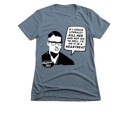 Caleb Flynn Trial T-Shirt, a Indigo Women's Slim Fit Tee