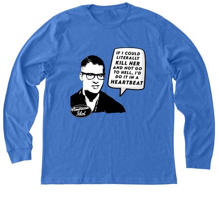 Caleb Flynn Trial T-Shirt, a Heather True Royal Premium Long Sleeve Tee
