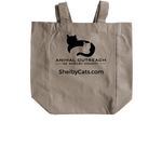 tnr word cloud, a Pumice Recycled Cotton Tote Bag (back-view)