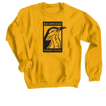 RAS - large logo, a Gold Crewneck Sweatshirt
