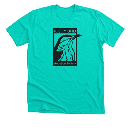 RAS - large logo, a Heather Sea Green Premium Unisex Tee