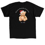 Holiday Mr. Teddy, a Black Classic Unisex Tee (back-view)