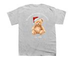 Holiday Mr. Teddy, a Sport Grey Youth Unisex Tee (back-view)