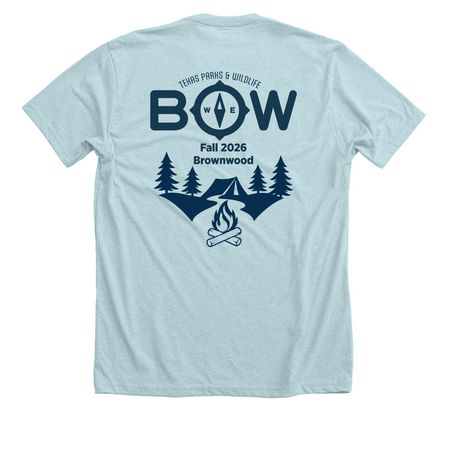 Fall 2026 BOW, a Heather Ice Blue Premium Unisex Tee