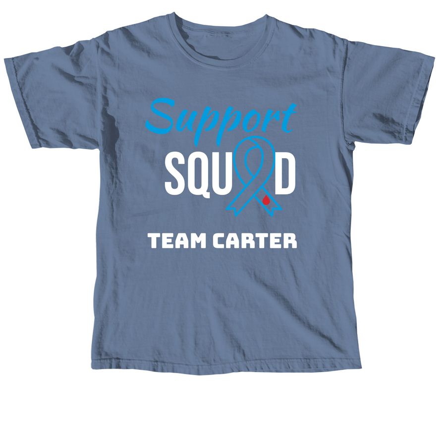 Support one, support all., a Blue Jean Comfort Colors Unisex Tee
