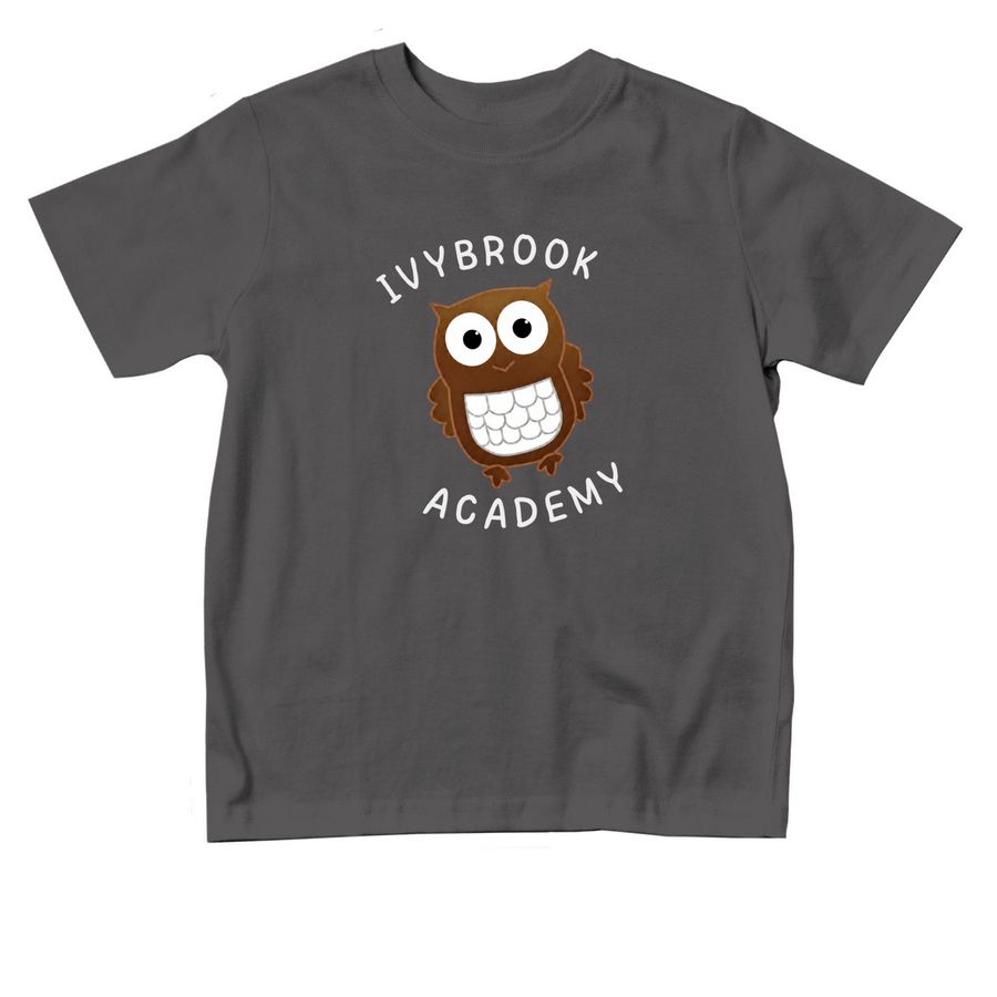 Owl Toddler Tees, a Charcoal Toddler Tee