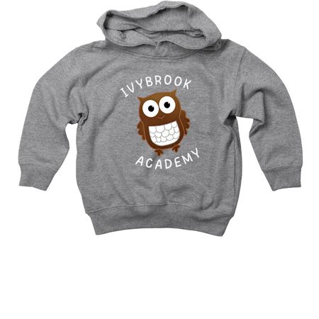 Owl Toddler Tees, a Granite Heather Toddler Pullover Hoodie