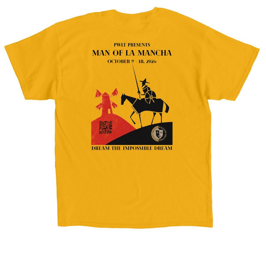 PWLT Man of La Mancha, a Gold Classic Unisex Tee