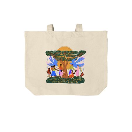Tote Bag, a Natural Cotton Canvas Tote Bag