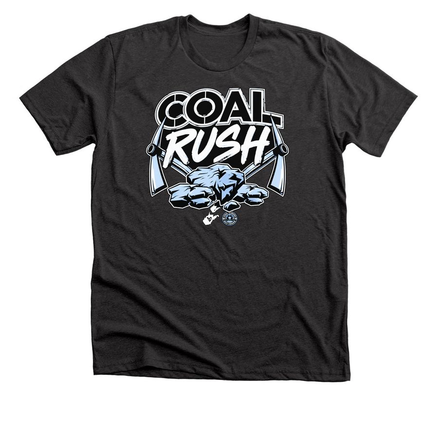 Official West Virginia Mountaineers Football, a Dark Grey Heather Premium Unisex Tee