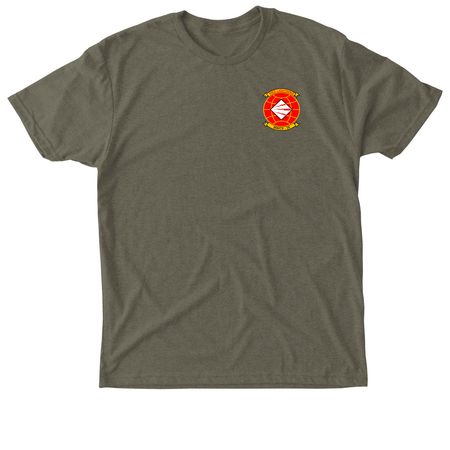 Kraken Unit Shirt, a Military Green Triblend Tee