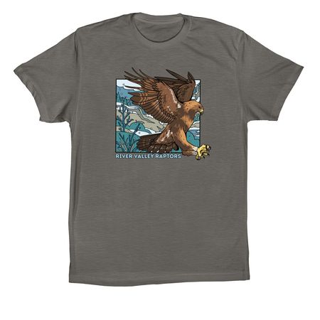 Valley Snowdrift: Golden Eagle, a Storm Premium Cotton Tee