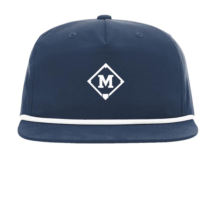 grampshat, a Navy/ White Printed Umpqua Snapback Cap