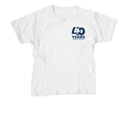 Virginia Aquarium 40th Anniversary, a White Youth Unisex Tee